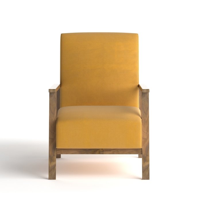 Кресло Madera желтого цвета - купить Интерьерные кресла по цене 42500.0