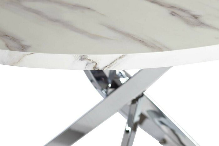 Стол обеденный с металлическим каркасом  - купить Обеденные столы по цене 41200.0