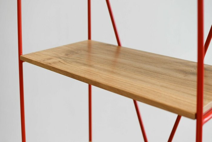 Стеллаж Rack Sticks Ply 60 красного цвета - купить Стеллажи по цене 53900.0