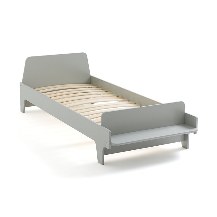 Детская кровать Nutto 90x190 серого цвета - лучшие Одноярусные кроватки в INMYROOM