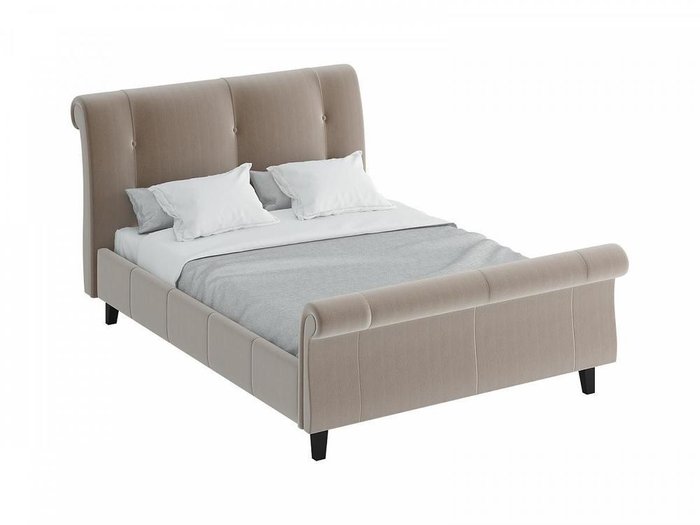 Кровать Lounge с высокой спинкой и декоративными элементам 160х200