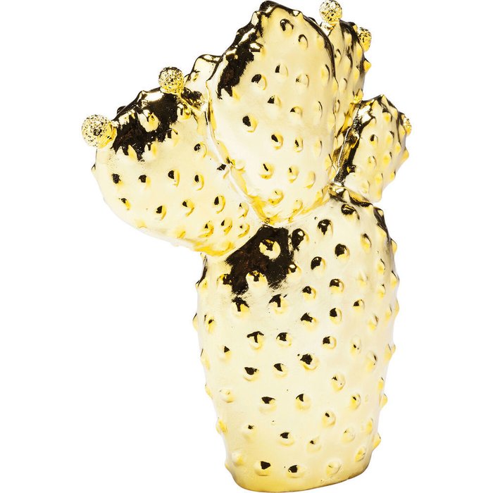 Копилка Cactus золотого цвета  - купить Фигуры и статуэтки по цене 3059.0