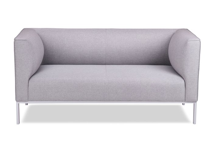 Прямой диван Эриче Комфорт светло-серого цвета - купить Прямые диваны по цене 33900.0