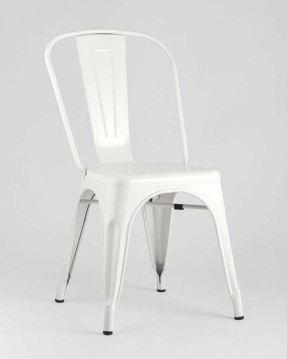Стул Tolix матового белого цвета - купить Обеденные стулья по цене 3990.0