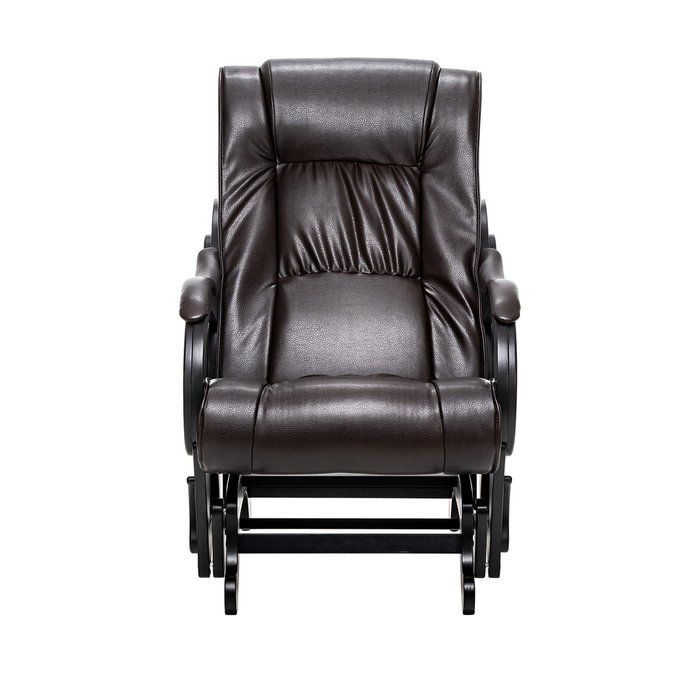 Кресло-маятник Модель 78 темно-коричневого цвета - купить Интерьерные кресла по цене 29010.0