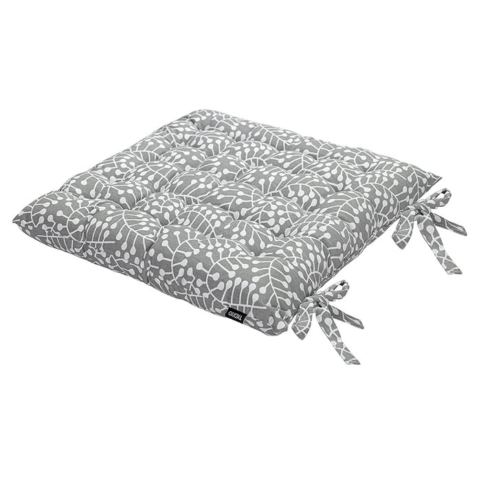 Подушка на стул Scandinavian Touch 40х40 серого цвета - купить Декоративные подушки по цене 1290.0