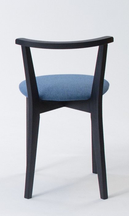 Стул Франк ПМ сине-черного цвета - лучшие Обеденные стулья в INMYROOM