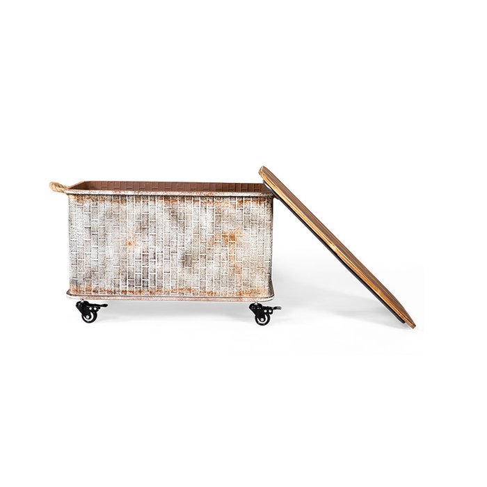 Сет из трех металлических ящиков Romany на колесиках  - лучшие Декоративные коробки в INMYROOM