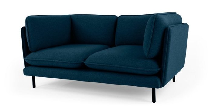 Двухместный диван WES бирюзовый - купить Прямые диваны по цене 83900.0