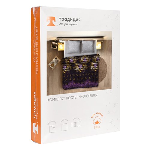 КПБ 'Традиция' 1,5 спальный, бязь, 100 % хлопок, пл. 125 гр./кв.м., 'Орион' - купить Комплекты постельного белья по цене 2881