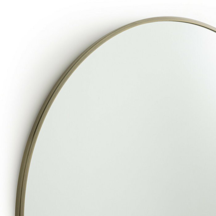Настенное зеркало Caligone D80 золотого цвета - лучшие Настенные зеркала в INMYROOM