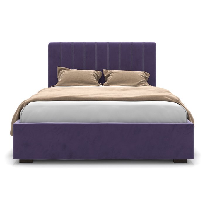 Кровать Elle с подъемным механизмом фиолетового цвета 200х200 - купить Кровати для спальни по цене 97900.0