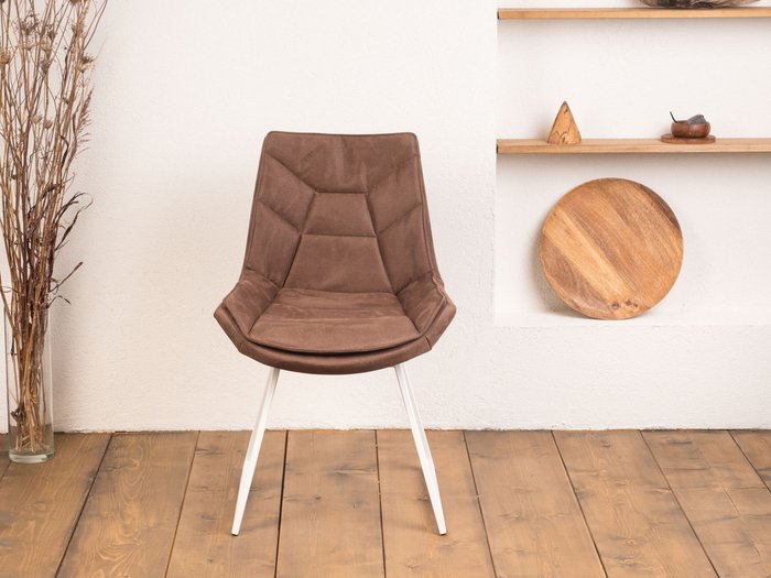 Стул Draco коричневого цвета - лучшие Обеденные стулья в INMYROOM