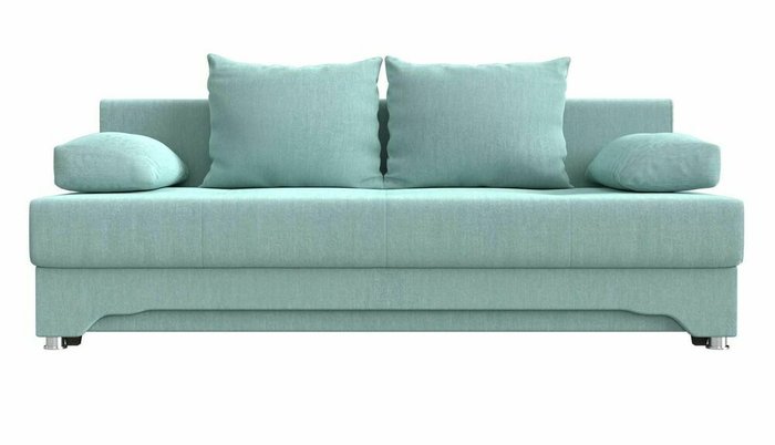 Диван-кровать Ник ментолового цвета - купить Прямые диваны по цене 25990.0