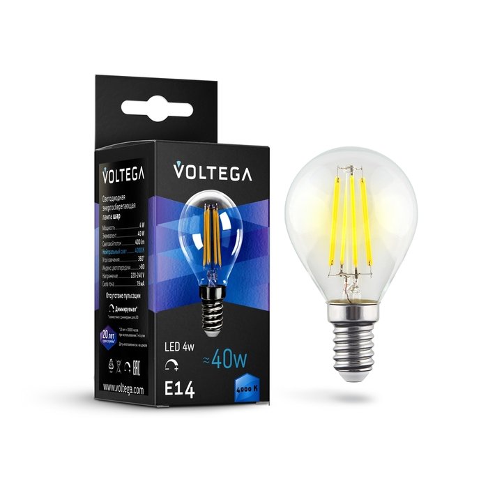 Лампочка Voltega 8465 - лучшие Лампочки в INMYROOM