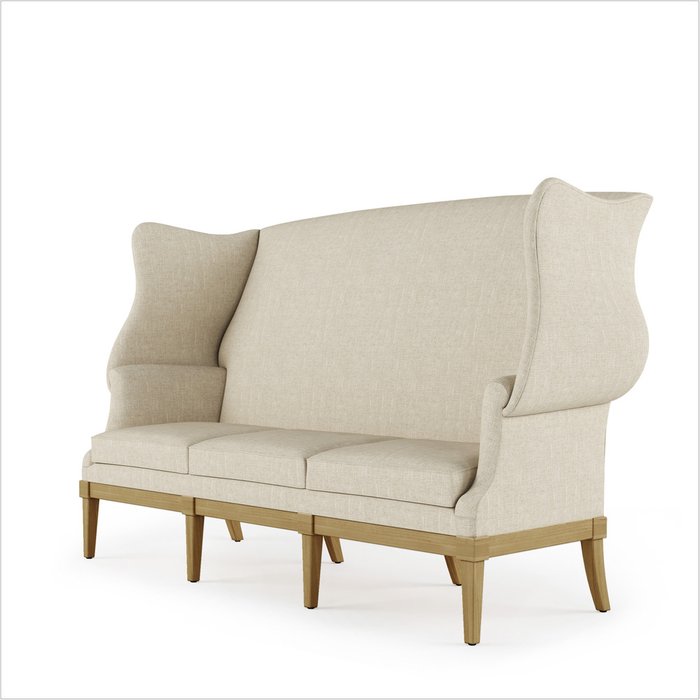 Диван Rich 3 seat sofa с льняной обивкой - купить Прямые диваны по цене 151100.0