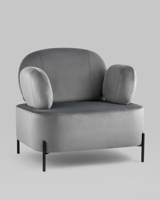 Кресло Кэнди серого цвета - купить Интерьерные кресла по цене 29990.0