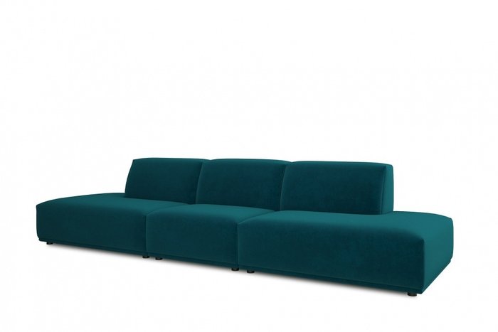 Модульный диван изумрудного цвета - купить Прямые диваны по цене 65591.0