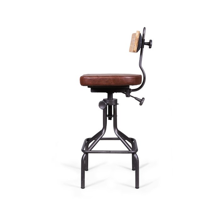 Стул барный Hoseok с кожаным сидением - купить Барные стулья по цене 16335.0