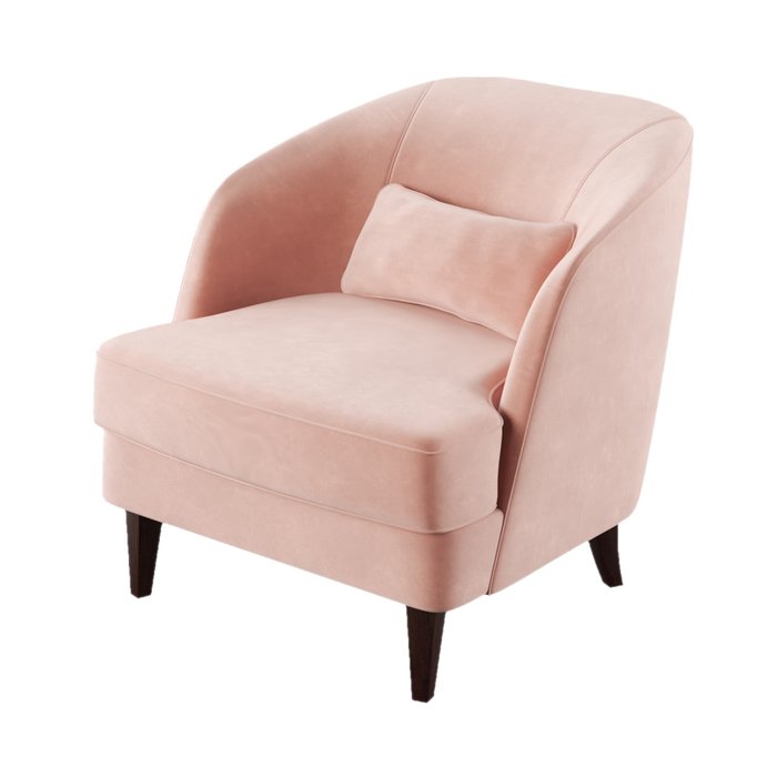 Кресло Ruta розового цвета