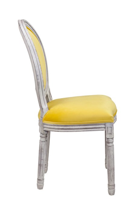 Интерьерный стул Volker yellow желтого цвета - лучшие Обеденные стулья в INMYROOM