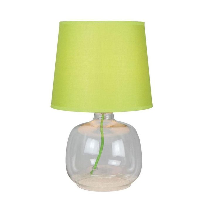 Настольная лампа Spot Light Mandy с зелёным абажуром