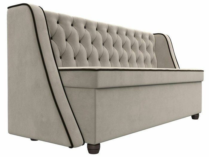 Кухонный прямой диван Лофт бежевого цвета - лучшие Прямые диваны в INMYROOM