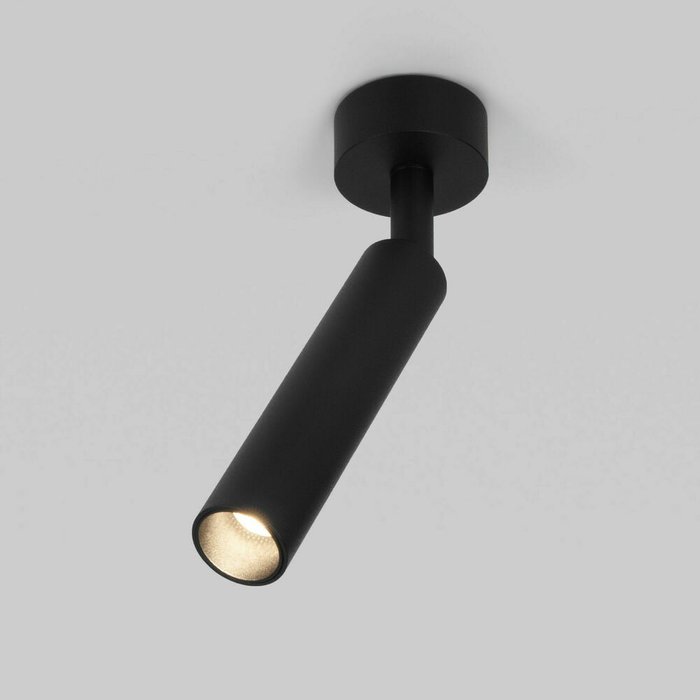 Накладной светодиодный светильник Diffe 5 черного цвета