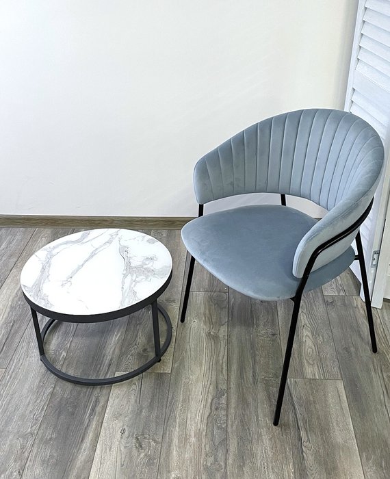 Стул Гемма голубого цвета - купить Обеденные стулья по цене 7155.0