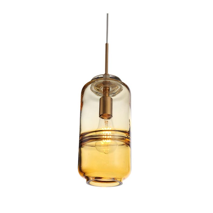 Подвесной светильник Clusone золотого цвета - лучшие Подвесные светильники в INMYROOM