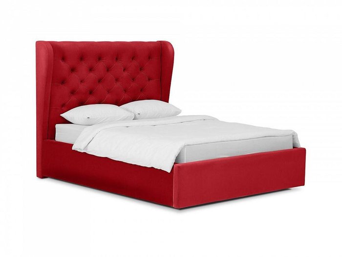 Кровать Jazz красного цвета 160х200 с подъемным механизмом - купить Кровати для спальни по цене 73190.0