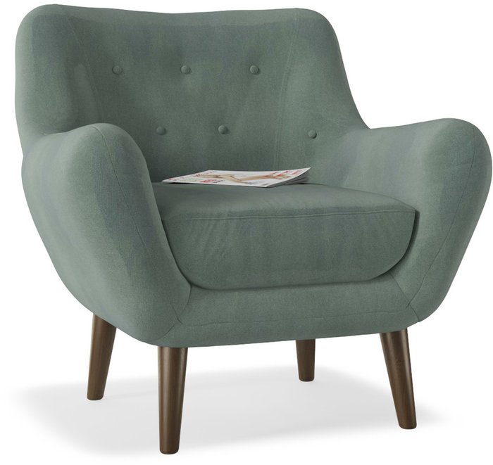 Кресло Элефант Luna 15 зеленого цвета