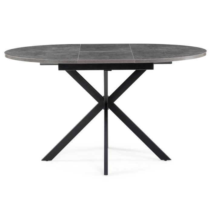 Раздвижной обеденный стол Сурео 2 темно-серого цвета - лучшие Обеденные столы в INMYROOM