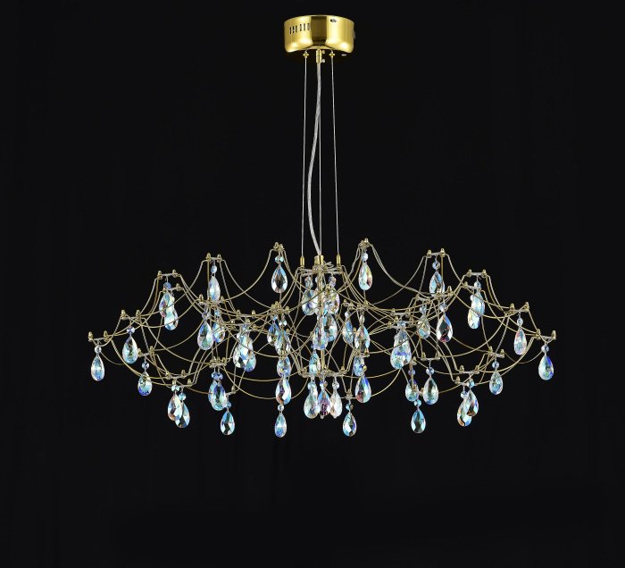 Подвесная люстра Ersilia MR2663-60P-50CD (металл, цвет латунь) - купить Подвесные люстры по цене 59845 Подвесная люстра Ersilia MR2663-60P-50CD (металл, цвет латунь) - купить Подвесные люстры по цене 59845