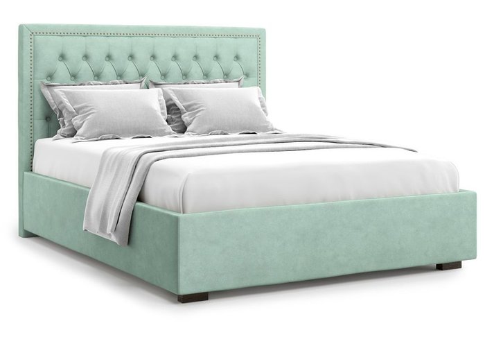 Кровать с подъемным механизмом Orto 140х200 мятного цвета - купить Кровати для спальни по цене 41000.0