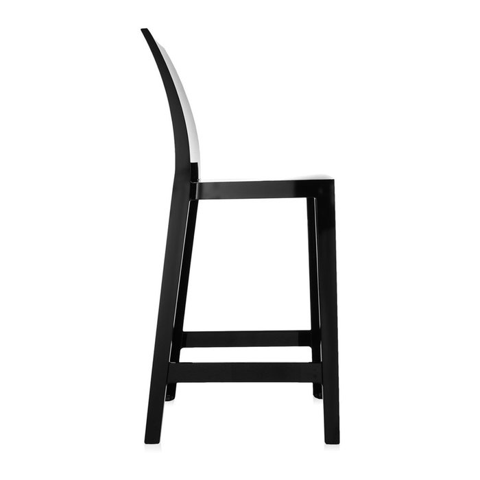 Полубарный стул One More Please черного цвета - лучшие Барные стулья в INMYROOM