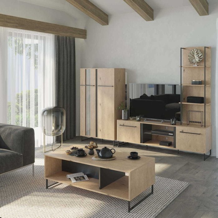 Мебель для гостиной Sardinia №3 цвета Дуб артисан черный