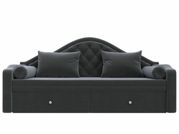 Диван-кровать Сойер серого цвета - купить Прямые диваны по цене 51999.0
