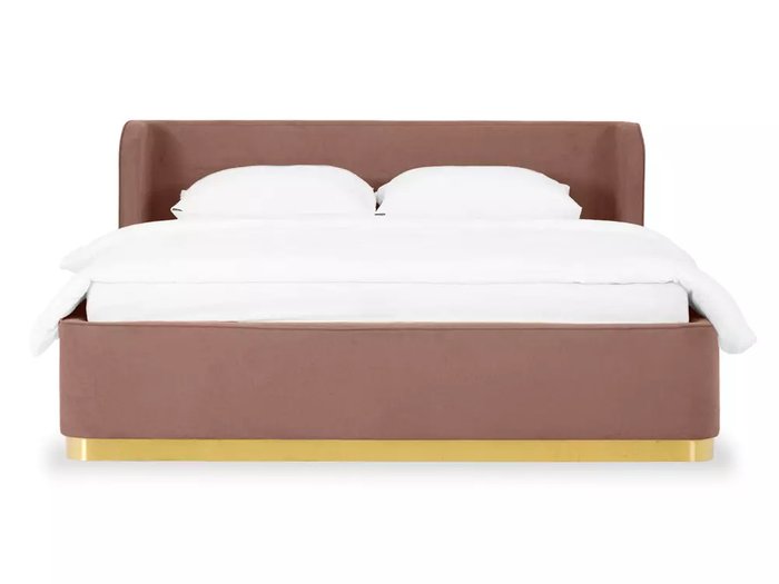 Кровать Vibe 160х200 коричневого цвета с подъемным механизмом