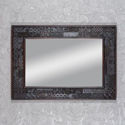 Зеркало настенное в деревянной раме - купить Настенные зеркала по цене 34200.0