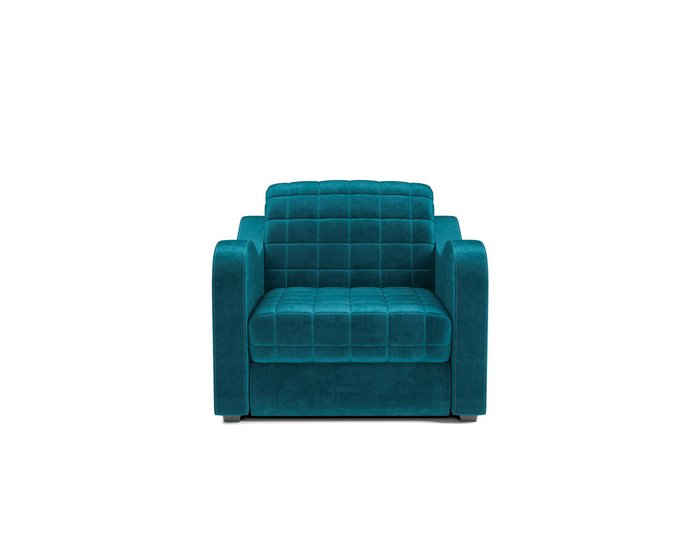 Кресло-кровать Барон 4 сине-зеленого цвета - купить Интерьерные кресла по цене 27390.0