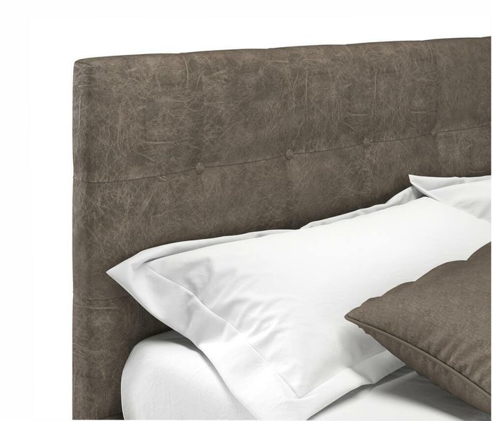 Кровать Selesta 160х200 коричневого цвета с подъемным механизмом - купить Кровати для спальни по цене 25300.0