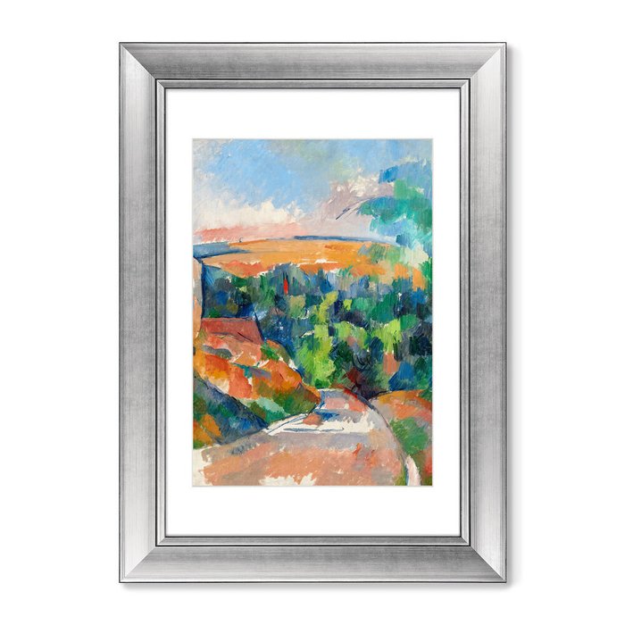 Набор из 2-х репродукций картин в раме Поворот дороги, 1900г. - лучшие Картины в INMYROOM