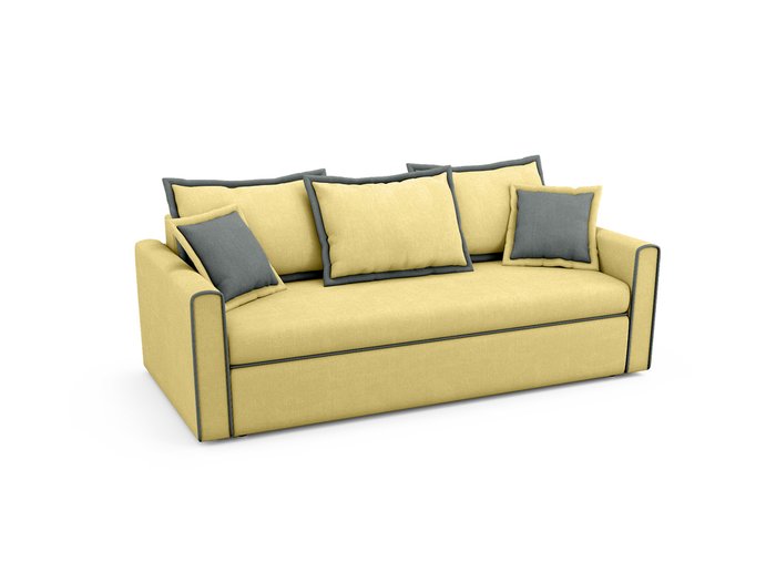 Диван-кровать Franz желтого цвета - лучшие Прямые диваны в INMYROOM