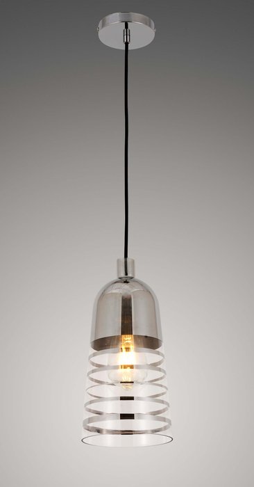 Подвесной светильник Etrica цвета хром - купить Подвесные светильники по цене 4250.0