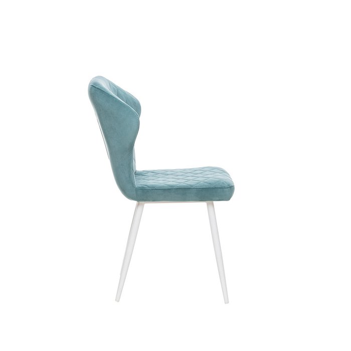 Стул Шейл бело-бирюзового цвета - лучшие Обеденные стулья в INMYROOM