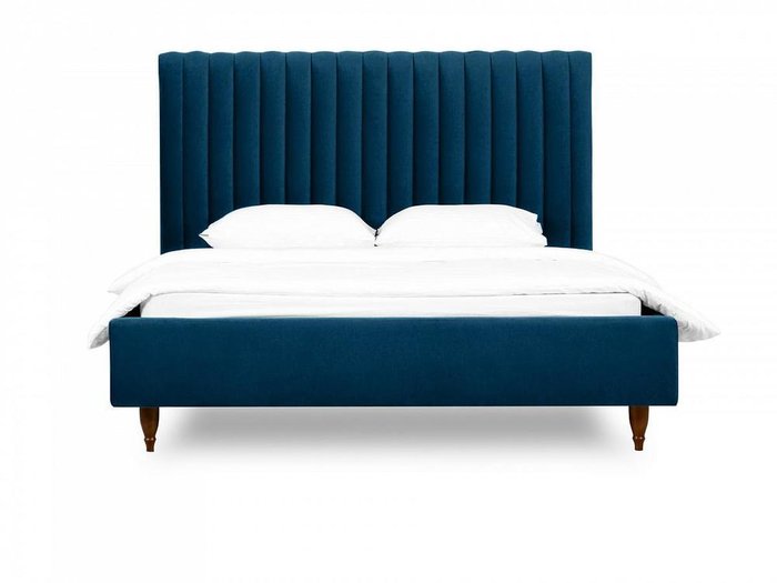 Кровать Dijon 180х200 темно-синего цвета - лучшие Кровати для спальни в INMYROOM