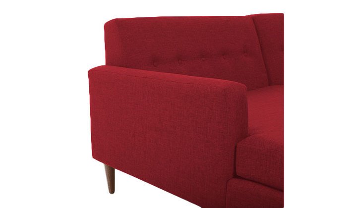Диван Hope Sectional красного цвета - лучшие Угловые диваны в INMYROOM