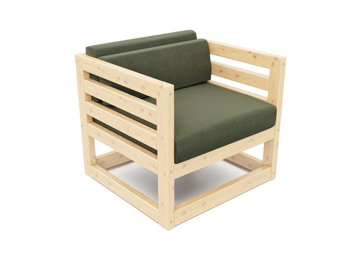 Кресло Магнус зеленого цвета - купить Интерьерные кресла по цене 19990.0