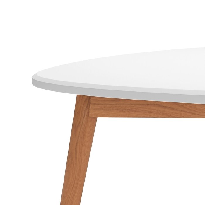 Обеденный стол Jimi белого цвета - лучшие Обеденные столы в INMYROOM